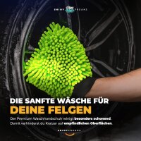 TUGA Chemie Felgenreiniger Set Alu-Teufel Spezial 500ml + Felgen Detailer + Zubehör (5-teilig)