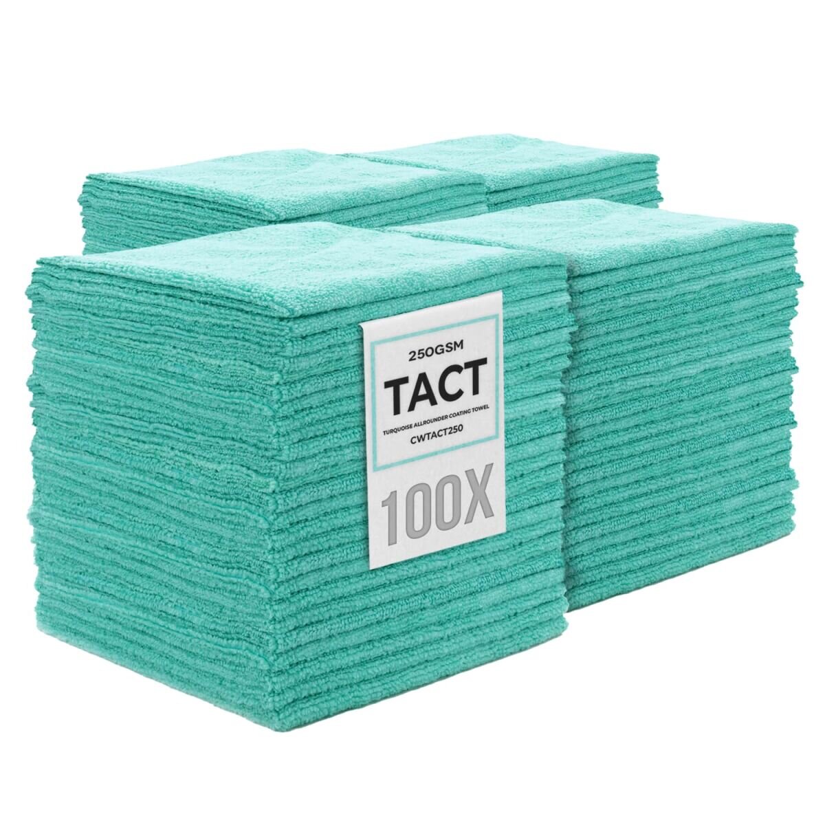 chemicalworkz Allrounder Coating Towel 250GSM Türkis Versiegelungstuch 40×40cm 100Stk.