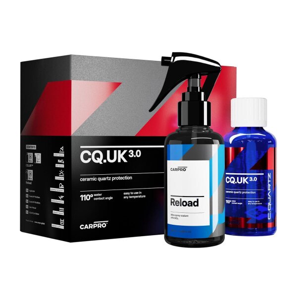 CarPro CQUARTZ UK 3.0 Keramikversiegelung Set 50ml