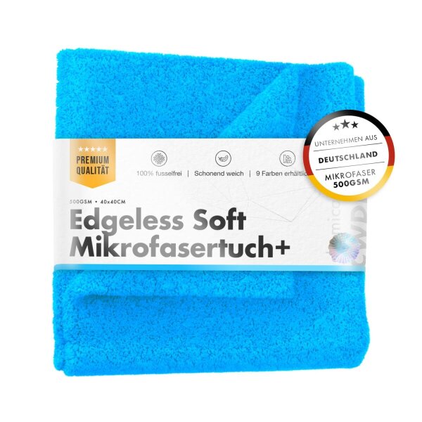 chemicalworkz Edgeless Soft Touch Towel 500GSM Blau Poliertuch 40&times;40cm