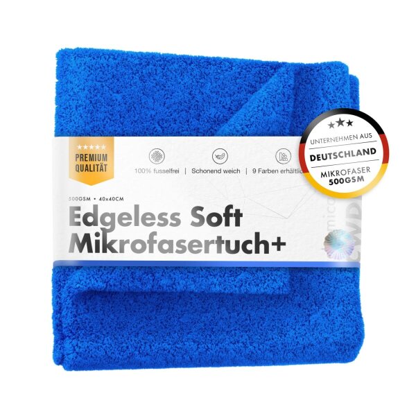 chemicalworkz Edgeless Soft Touch Towel 500GSM Dunkelblau Poliertuch 40&times;40cm