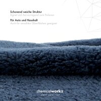 chemicalworkz Edgeless Soft Touch Towel 500GSM Dunkelblau Poliertuch 40×40cm