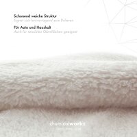 chemicalworkz Edgeless Soft Touch Towel 500GSM Weiß Poliertuch 40×40cm