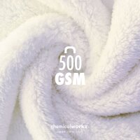 chemicalworkz Edgeless Soft Touch Towel 500GSM Weiß Poliertuch 40×40cm