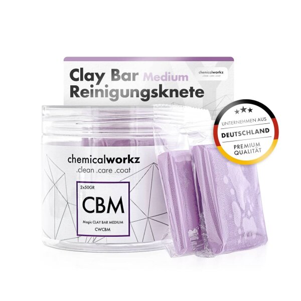 chemicalworkz Magic Clay Bar 2&times;50g medium