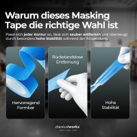 chemicalworkz Masking Tape Klebeband Blau 36mm 1 Stk.