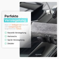 chemicalworkz Microfiber Waxing/Sealant Applicator Grau 2Stk.