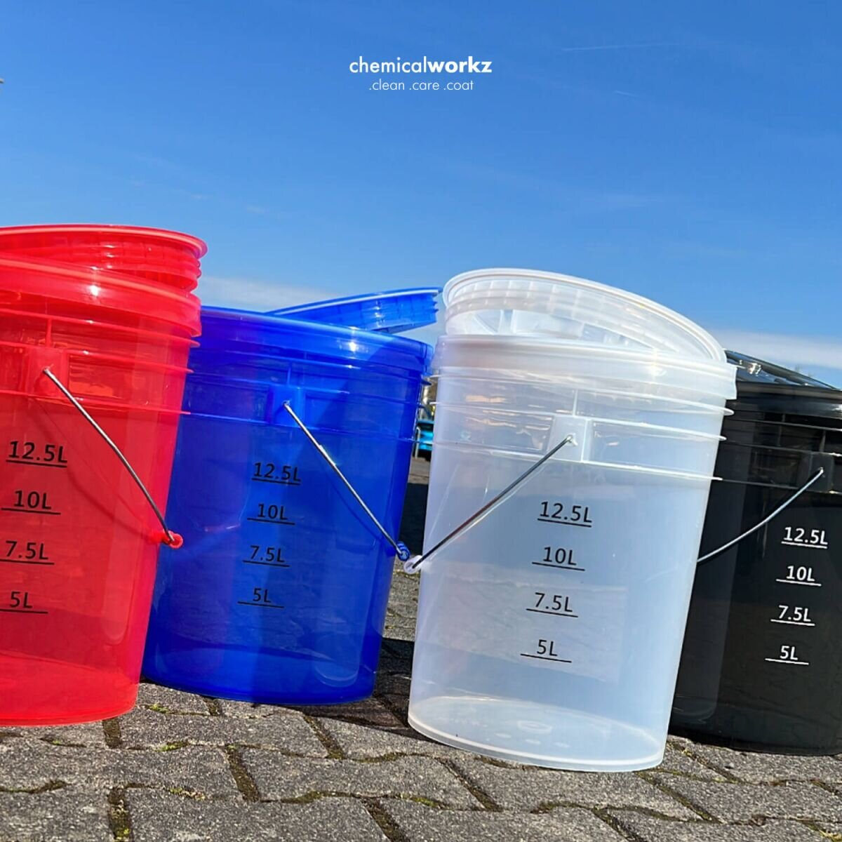 chemicalworkz Performance Bucket Lid Wascheimerdeckel Gold Transparent