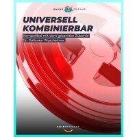 chemicalworkz Performance Buckets Wascheimer 5GAL Rot Transparent