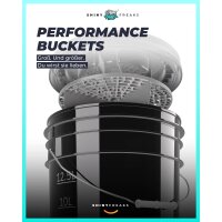 chemicalworkz Performance Buckets Wascheimer 5GAL Schwarz Transparent