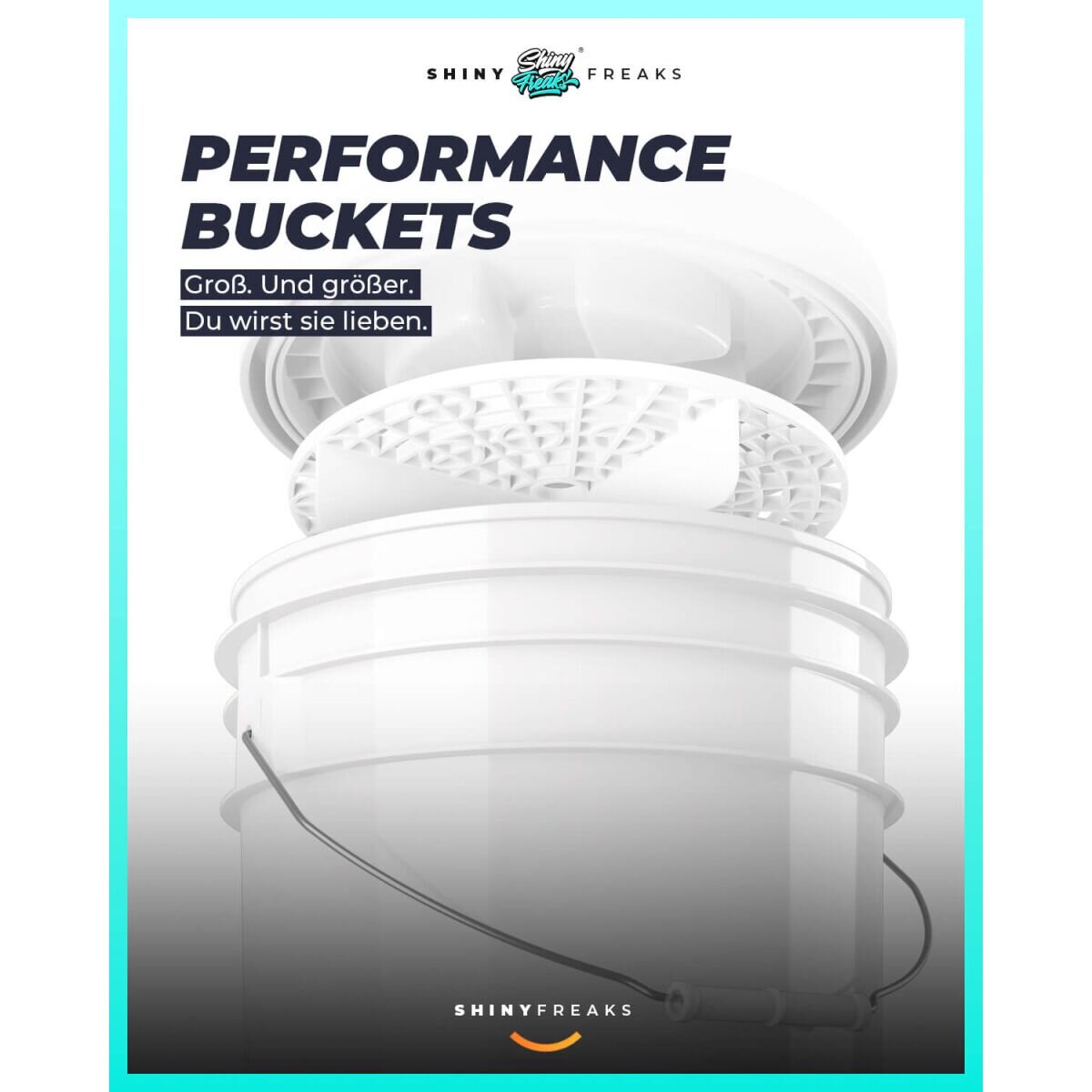 chemicalworkz Performance Buckets Wascheimer 5GAL Weiß