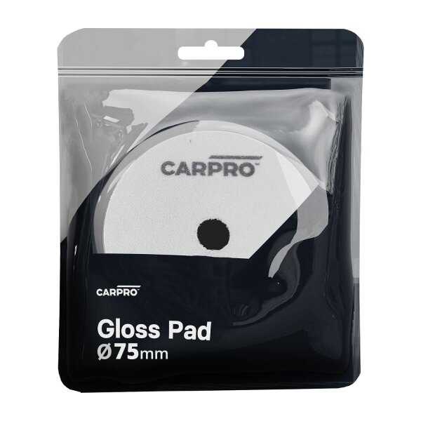 CarPro Gloss Polierpad 75mm sehr weich wei&szlig;