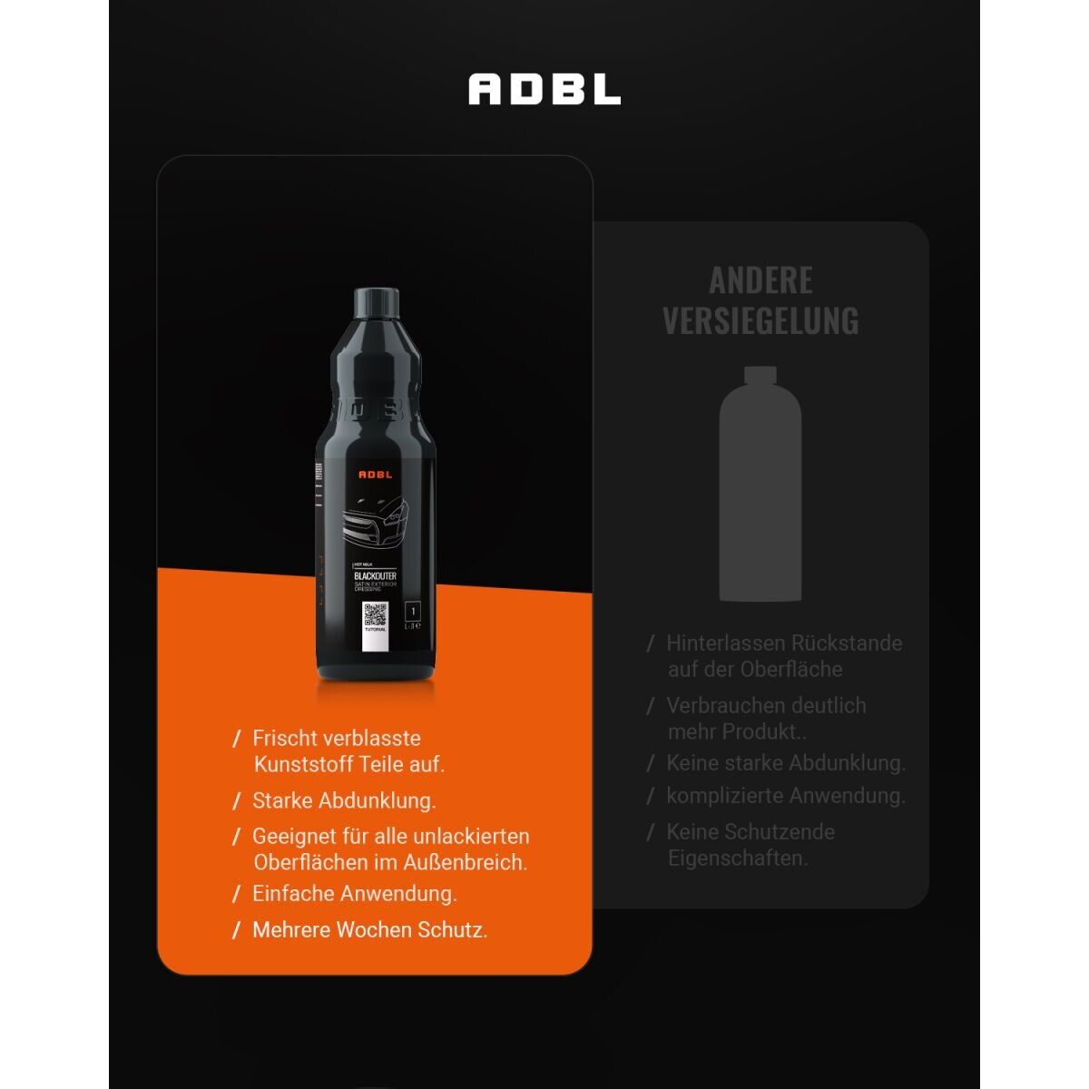 ADBL Blackouter Kunststoffpflege 200ml