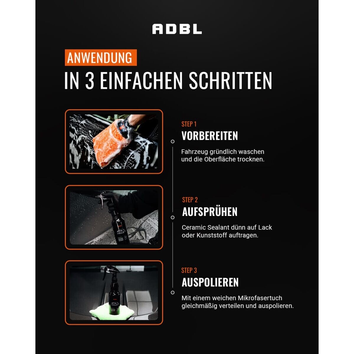 ADBL Ceramic Sealant Sprühversiegelung 500ml