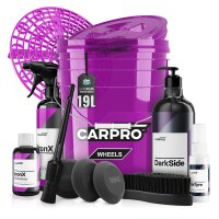 CarPro Wascheimer Set 19L Clear Wheels + Zubehör (13-teilig)