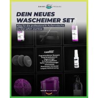 CarPro Wascheimer Set 19L Clear Wheels + Zubehör (13-teilig)