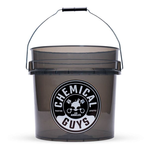 Chemical Guys 4,25-Gallonen-Wascheimer Smoking Black mit Logo