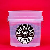 Chemical Guys 4,25-Gallonen-Wascheimer Ultra Clear mit Logo