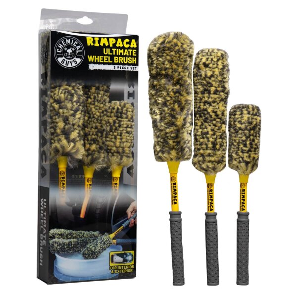 Chemical Guys Rimpaca Ultimate Wheel Brushes B&uuml;rstenset 3-teilig