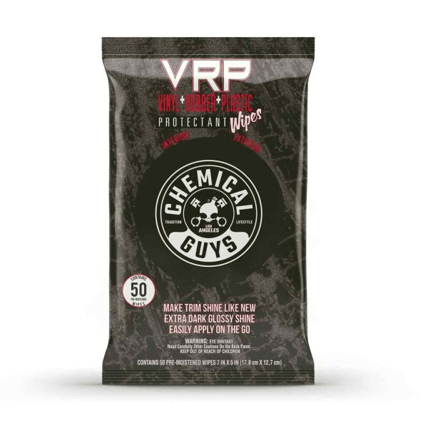 Chemical Guys VRP Gummi- &amp; Kunststoff Pfleget&uuml;cher 50Stk.