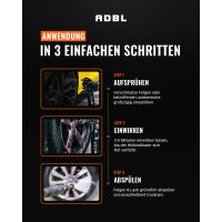 ADBL Felgenreiniger Set Vampire Elixir 5L + Zubehör (3-teilig)