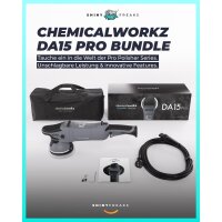 chemicalworkz Poliermaschinen Set DA15 Pro + Sonax + Zubehör