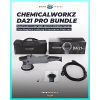chemicalworkz Poliermaschinen Set DA21 Pro + Sonax + Zubehör (16-teilig)