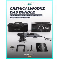 chemicalworkz Poliermaschinen Set DA9 + Sonax + Zubehör